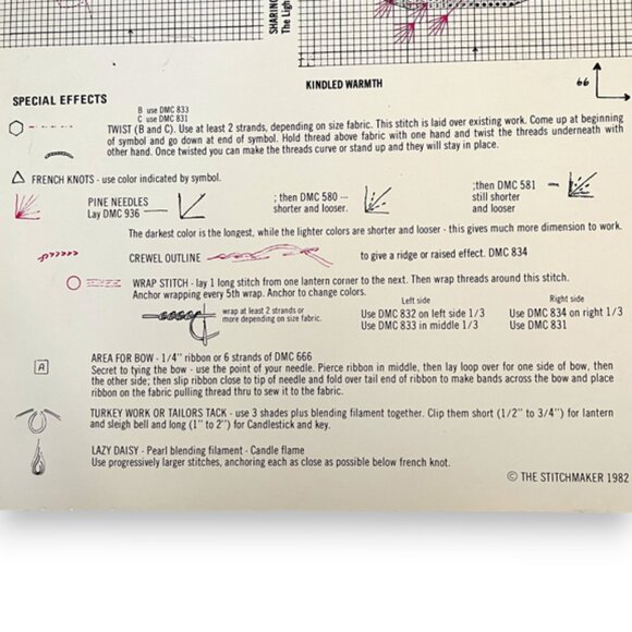 Lot of 3 Christmas Cross Stitch Pattern Booklets Imaginating and Stitchmaker - Picture 10 of 10